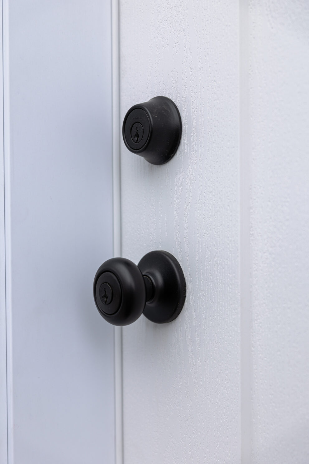 Door knob and lock